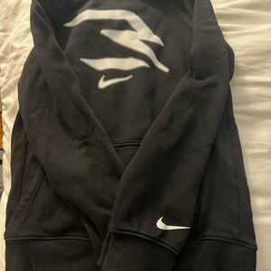 Nike Black Sweatshirt with White Accents